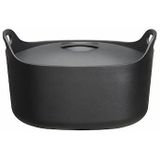 Sarpaneva Gietijzeren braadpan met deksel Zwart 4L