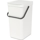 Prullenbak 'SORT & GO' Wit 16 L