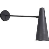 Wandlamp Precise Matzwart Lang