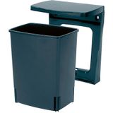 Prullenbak, rechthoekig (Incl. Muurbevestiging) 10 L Zwart