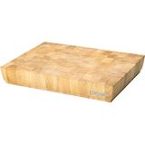 Snijplank, rubberhout, 40x30x7,3 cm