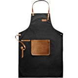 Schort Canvas Leather