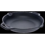 Gietijzeren pan met handvat 33 cm