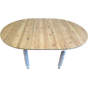 Prachtige Uitschuifbare Landelijke Ronde Tafel