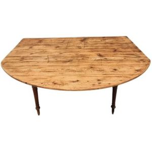 Antieke Franse Eettafel | Wandtafel | Grenen & Beukenhout