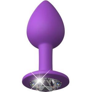 Analplug in konischer Form mit Schmuckstein