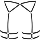 Harness mit seidigen Stretchriemen