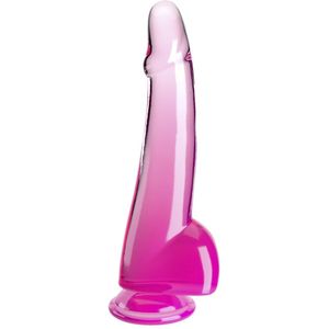Naturdildo „10“-Cock with Balls“ mit Saugfuß