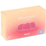Ersatzkappen in lila "Womanizer DUO 2", 3er