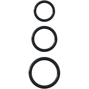 Silikon Penisringe, 3-er Set