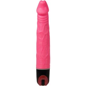 G-Punkt Vibrator mit Äderung und Eichel