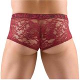 Transparente Pants aus floraler Spitze