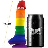 Dildo "Corey Pride" mit Saugnapf