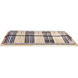 vidaXL Lattenrost mit 42 Latten 7 Zonen 120x200 cm