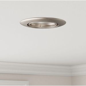 vidaXL Eingebaute Spotlights 24 Stück Rund GU10 Silber Ø90 mm Stahl