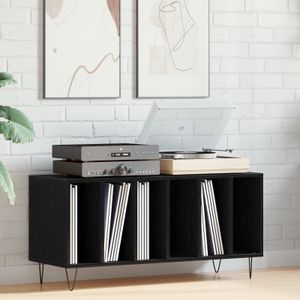 vidaXL Regalschrank Schwarze Eiche 100x38x48 cm Holzwerkstoff