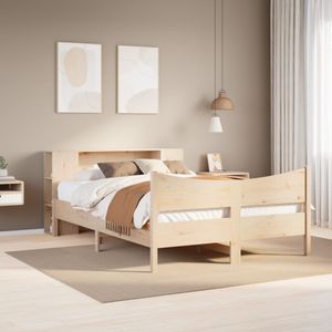 vidaXL Massivholzbett ohne Matratze 140x190 cm Kiefernholz