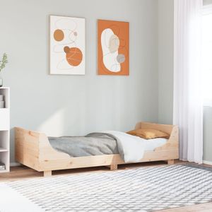 vidaXL Massivholzbett ohne Matratze 90x200 Kiefernholz