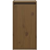 vidaXL Wandschrank Honigbraun 30x30x60 cm Massivholz Kiefer