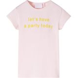 vidaXL Kinder-T-Shirt Zartrosa 92