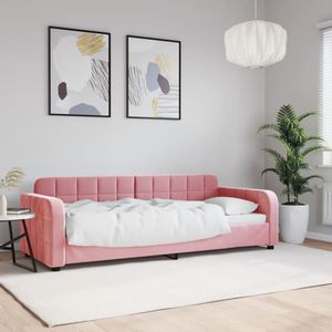 vidaXL Tagesbett Rosa 80x200 cm Samt