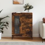 vidaXL Sideboard Räuchereiche 69,5x34x90 cm Holzwerkstoff