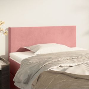 vidaXL Kopfteil Rosa 100x5x78/88 cm Samt