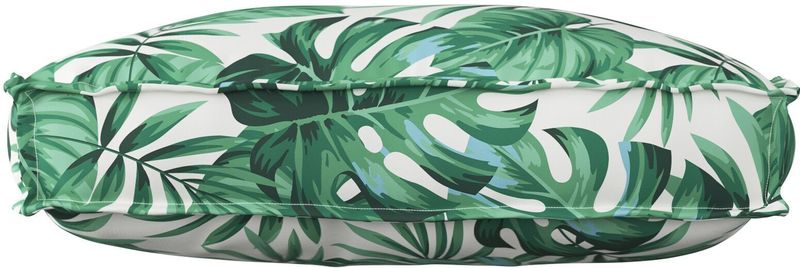 vidaXL Kissen Blattmuster Polyester 70 x 12 x 40 cm Muster Kissen