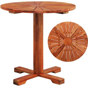 vidaXL Bistrotisch 70x70 cm Massivholz Akazie