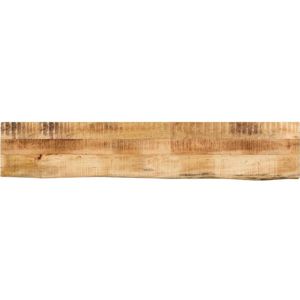 vidaXL Tischplatte 180x30x2,5 cm Baumkante Massivholz Raues Mangoholz