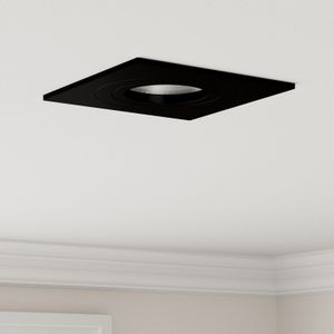 vidaXL Einbau-Spotlights 12 Stück Quadratisch GU10 Schwarz 91x91 mm