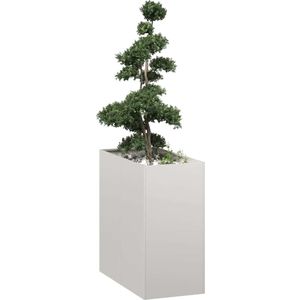 vidaXL Pflanzkübel 40x80x80 cm Edelstahl