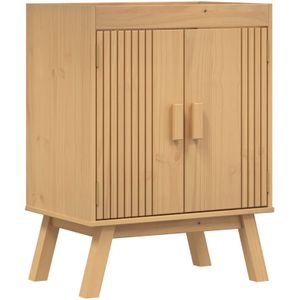 vidaXL Spülenschrank 114x43x73,5 cm aus massivem Kiefernholz
