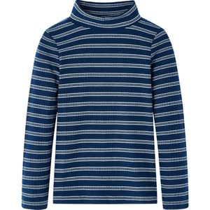 vidaXL Kinder-Langarmshirt Marineblau 92