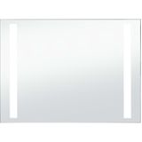 vidaXL Badezimmer-Wandspiegel mit LEDs 100x60 cm