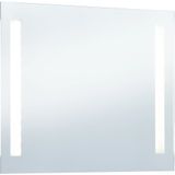 vidaXL Badezimmer-Wandspiegel mit LEDs 100x60 cm