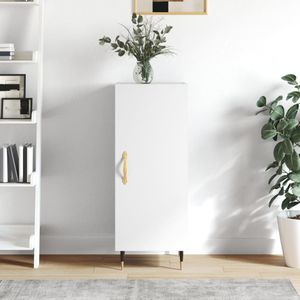 vidaXL Sideboard Weiß 34,5x34x90 cm Holzwerkstoff