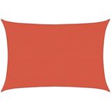 vidaXL Sonnensegel 160 g/m² Terrakottarot 5x7 m HDPE