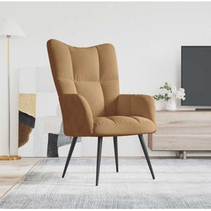 vidaXL Relaxsessel Braun Samt