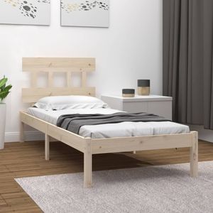vidaXL Massivholzbett 90x190 cm