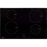 vidaXL Induktionskochfeld mit 4 Platten Touch Control Glas 77cm 7000 W