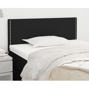 vidaXL Kopfteil Schwarz 80x5x78/88 cm Stoff