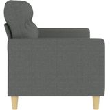 vidaXL 3-Sitzer-Sofa Dunkelgrau 180 cm Stoff