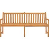 vidaXL Gartenbank 180 cm Massivholz Teak