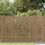 vidaXL Gartenzaun 500x90 cm Schilf