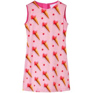 vidaXL Kinderkleid Knallrosa 128