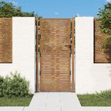 vidaXL Gartentor 105x180 cm Cortenstahl Quadratisches Design