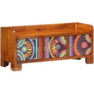 vidaXL Schuhbank 90x35x40 cm aus Akazienholz