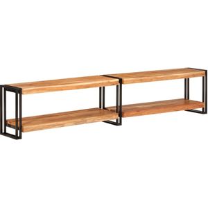 vidaXL TV-Schrank 200x30x40 cm Massivholz Akazie