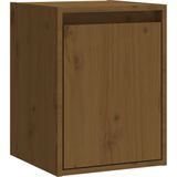 vidaXL Wandschrank Honigbraun 30x30x40 cm Massivholz Kiefer